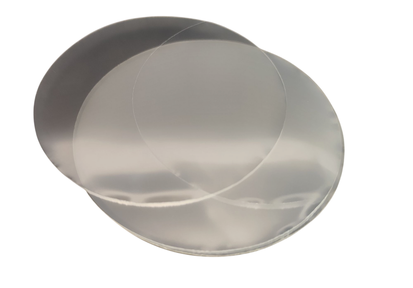 4" Clear Cellophane Burger Discs - 250 pack