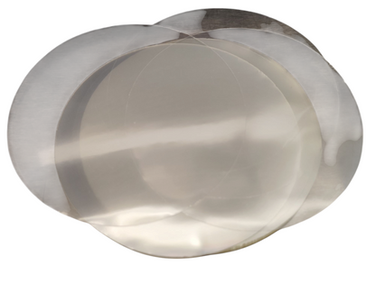 5" Clear Cellophane Burger Discs - 250 pack