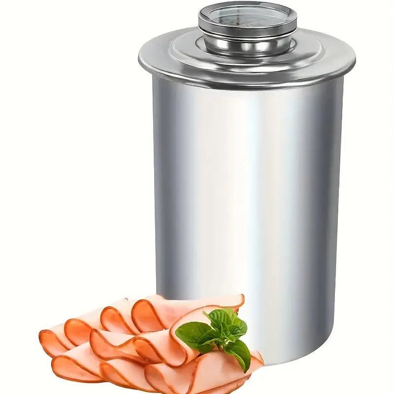 Stainless Steel Ham Maker Meat Press with Thermometer