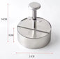 Stainless Steel Quarter Pounder Burger Press/Maker 14cm (5")