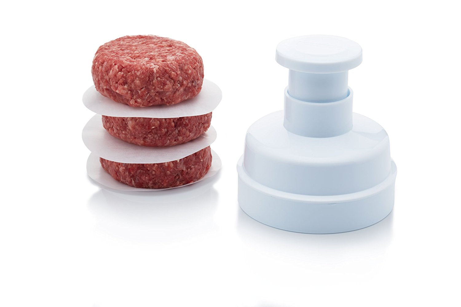 Quarter Pounder Burger Press/Maker with 100 Wax Discs - Surfy's Home Curing Supplies