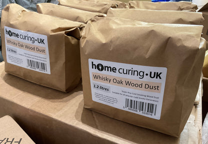 1.2l (400g) Whisky Oak Wood Dust - For Cold Smoking - Surfy's Home Curing Supplies